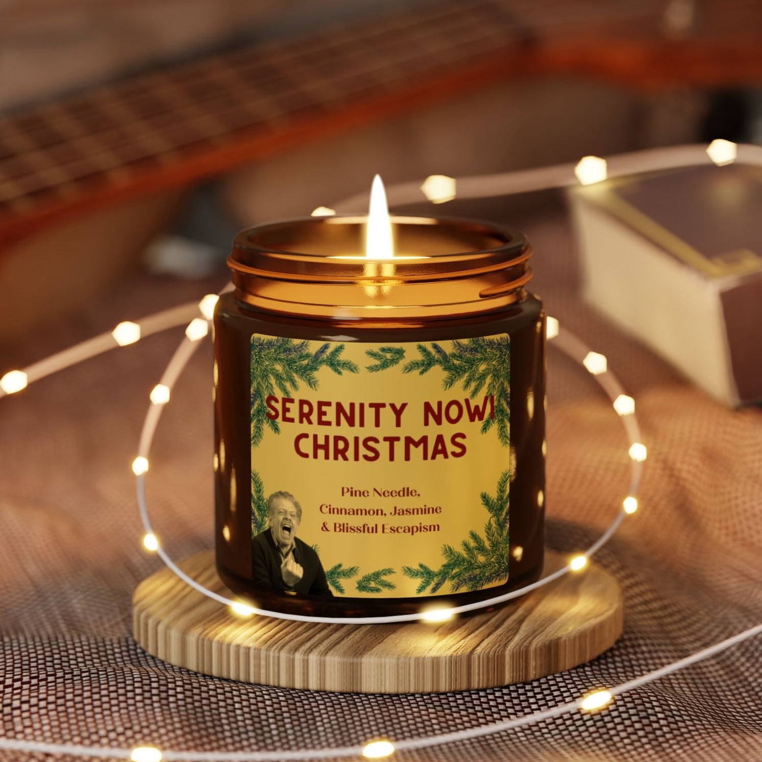 Gag gift candle with great scent