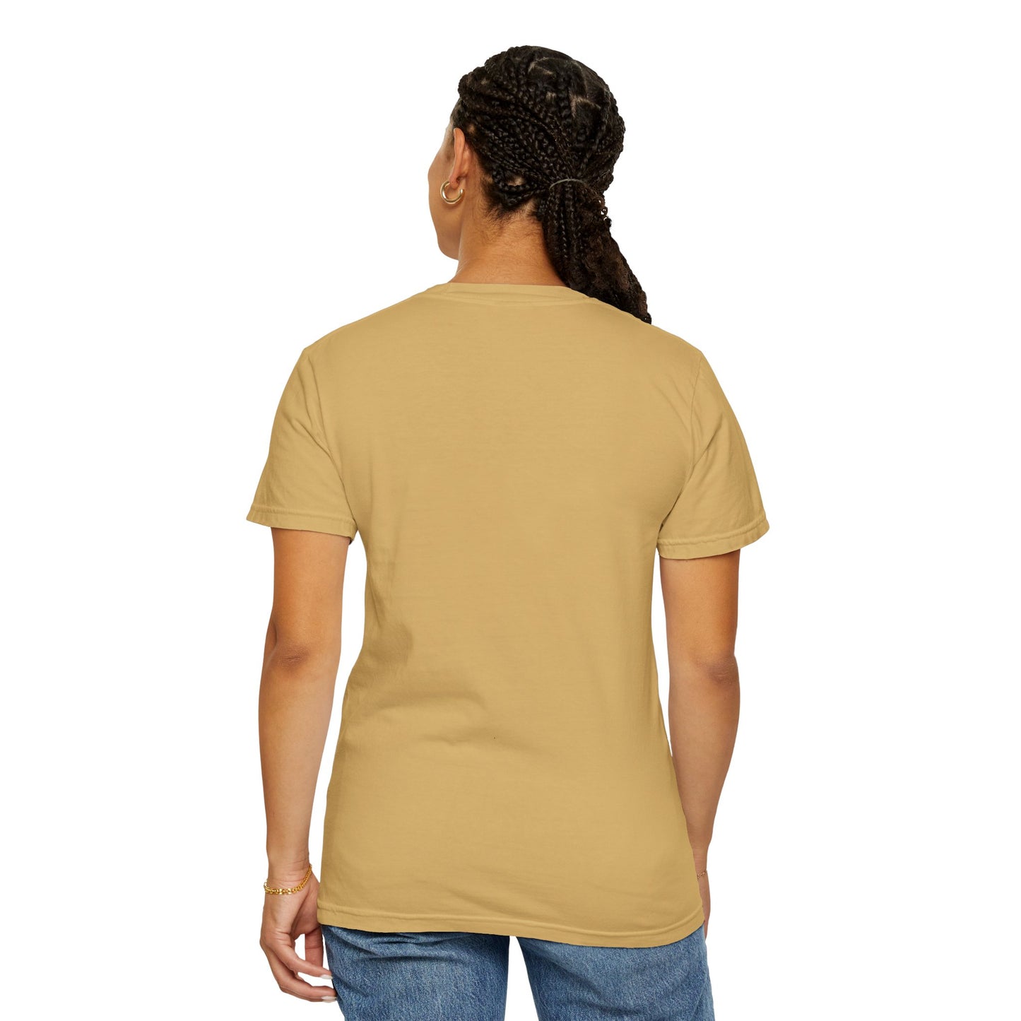 Back of shirt on woman