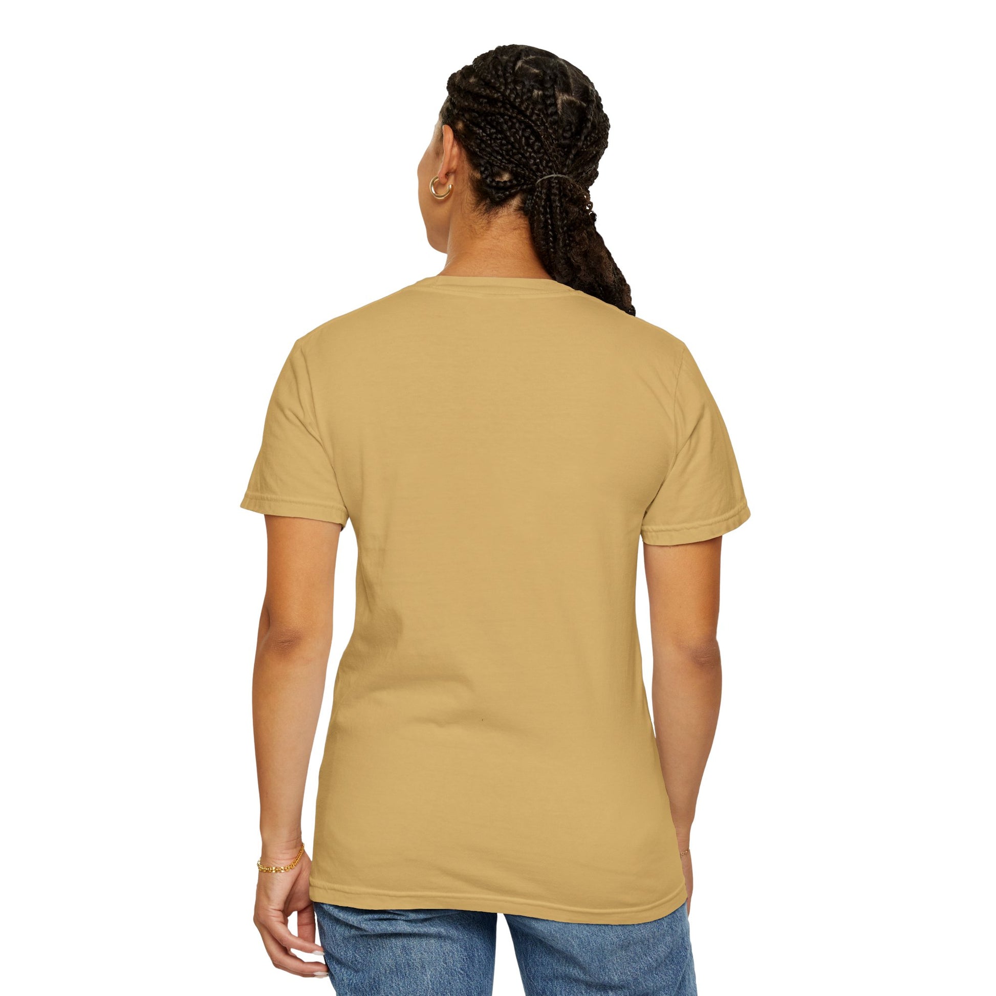 Back of shirt on woman